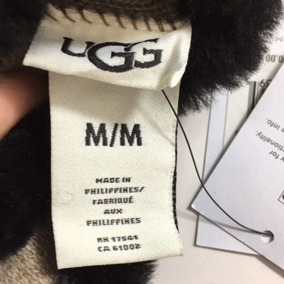 UGG women’s leather cashmere gloves Medium - Picture 7 of 8